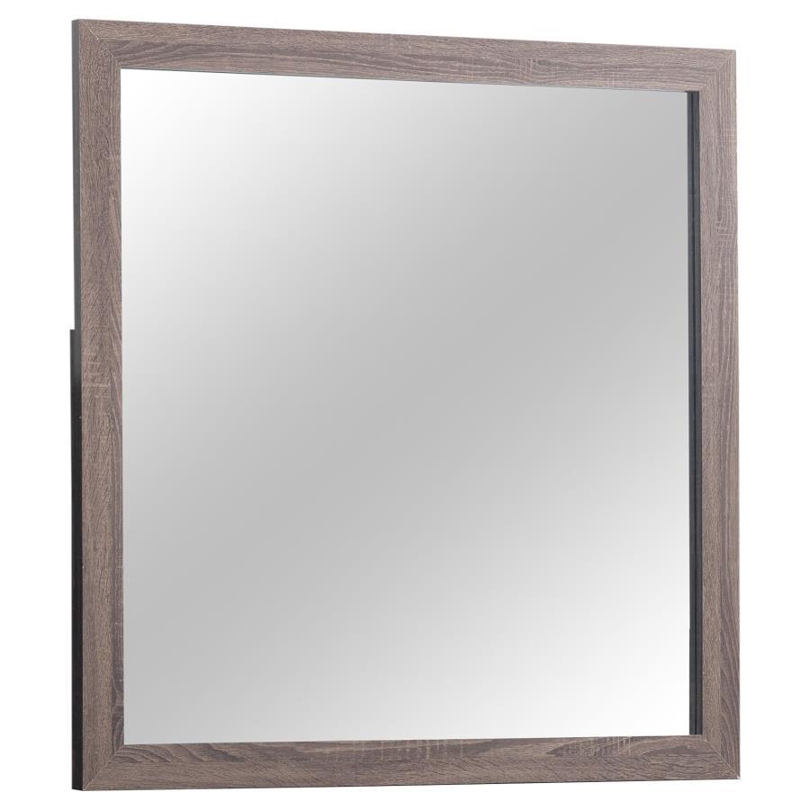 Brantford - Dresser Mirror Light Brown by CoasterEveryday | Bel Furniture