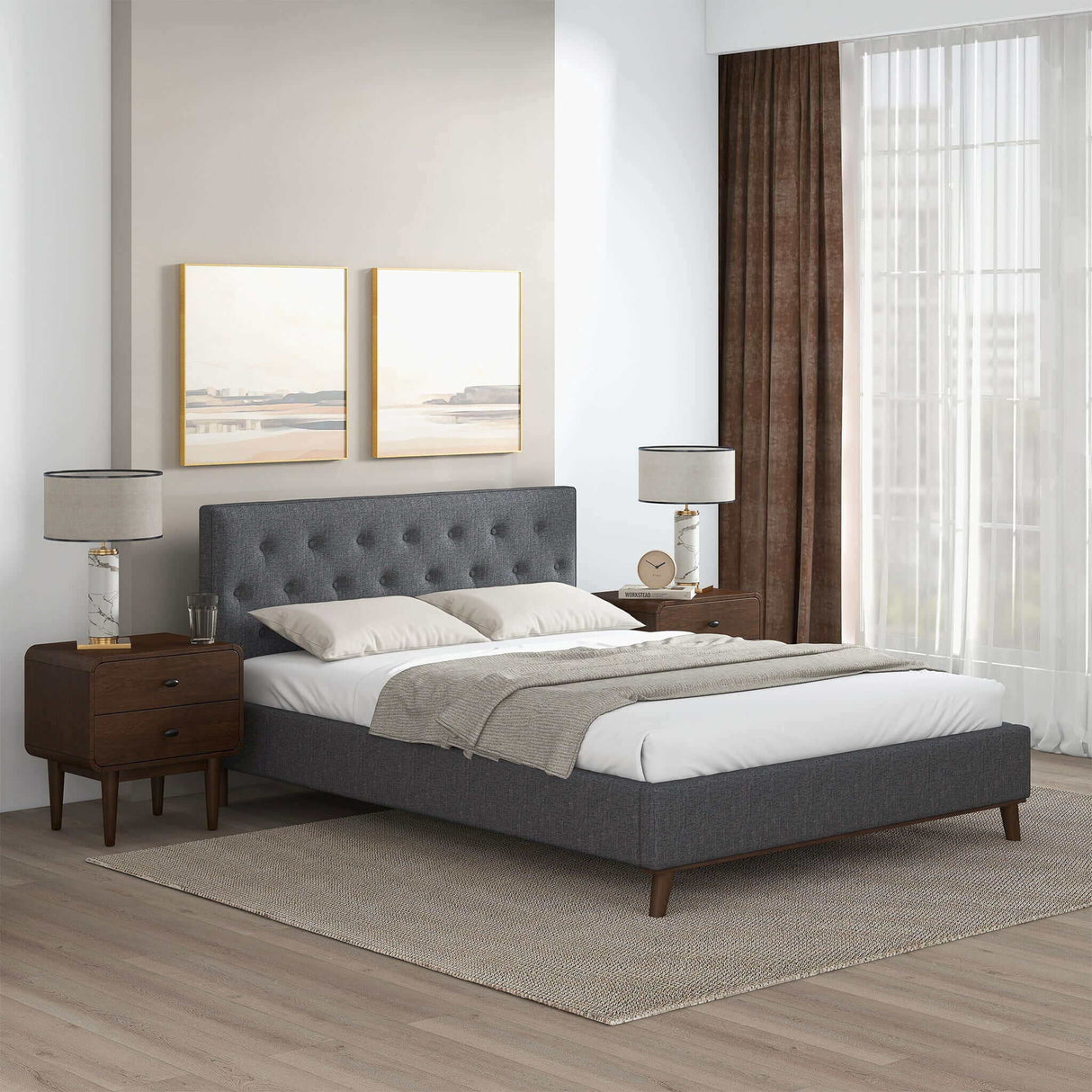 Graceville - Elegant Design Platform Bed