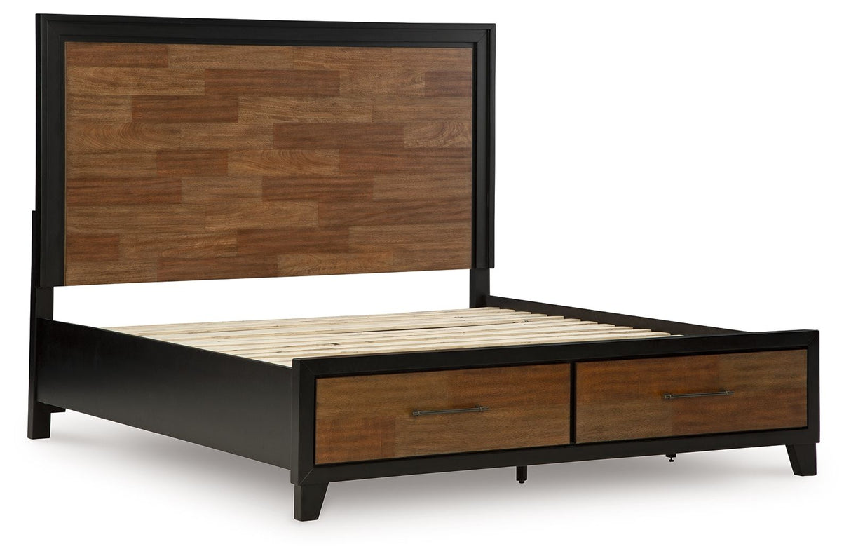 Kraeburn - Panel Storage Bed by Benchcraft® | Bel Furniture