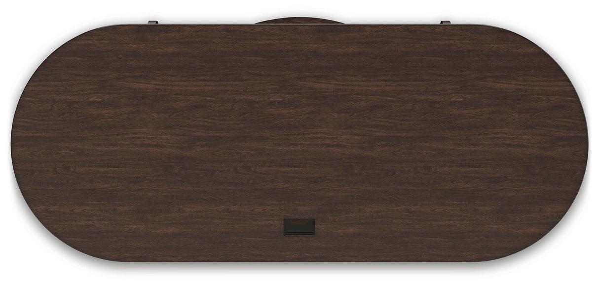 Korestone - Warm Brown - Home Office Desk by Signature Design by Ashley® | Bel Furniture