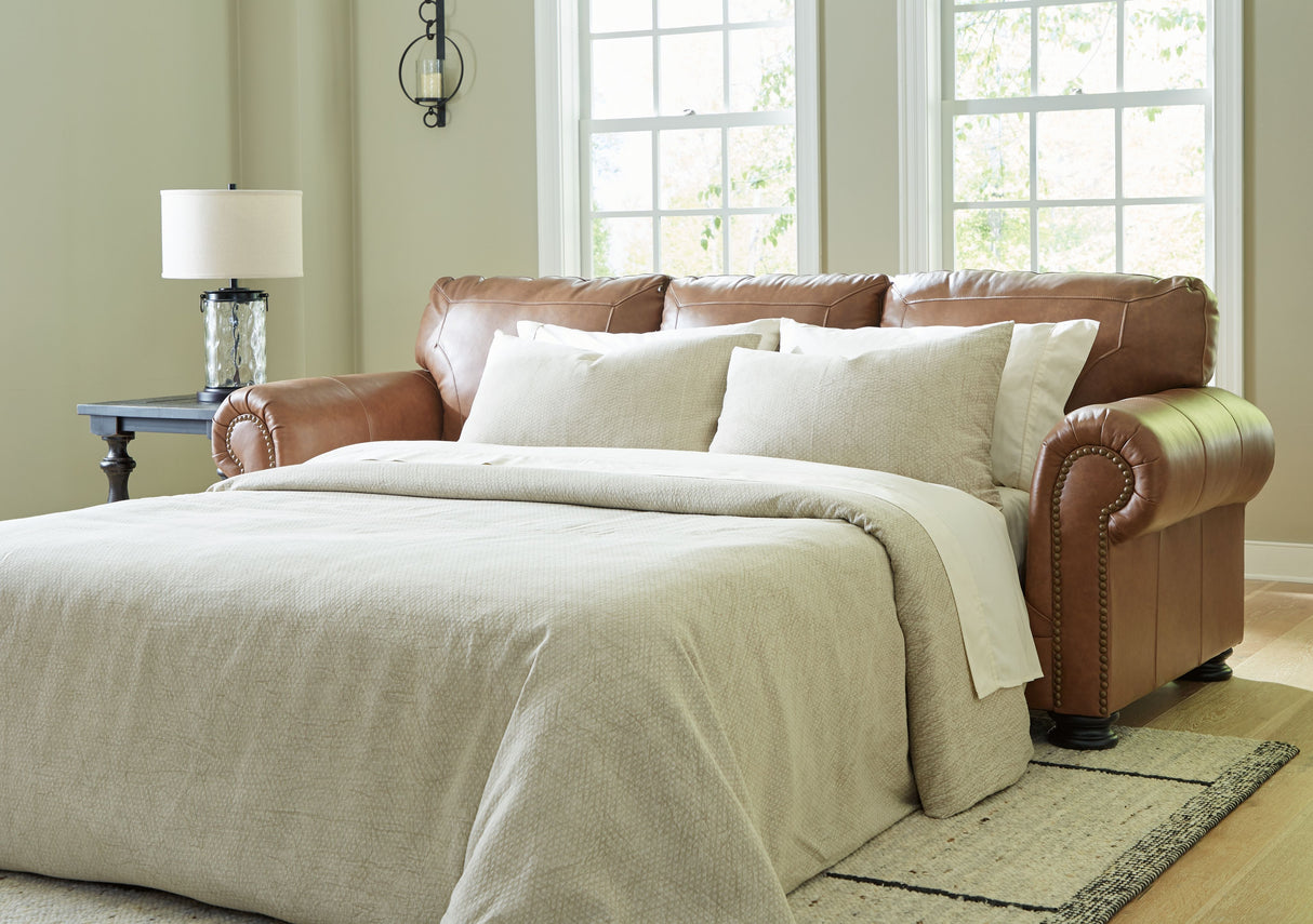 Carianna - Caramel - Queen Sofa Sleeper by Signature Design by Ashley® | Bel Furniture