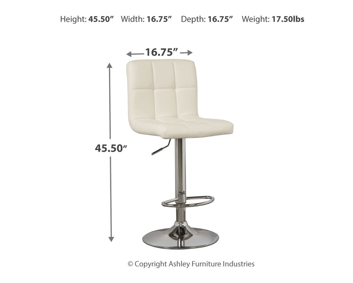 Bellatier - Adjustable Height Barstool (Set of 2) by Signature Design by Ashley® | Bel Furniture