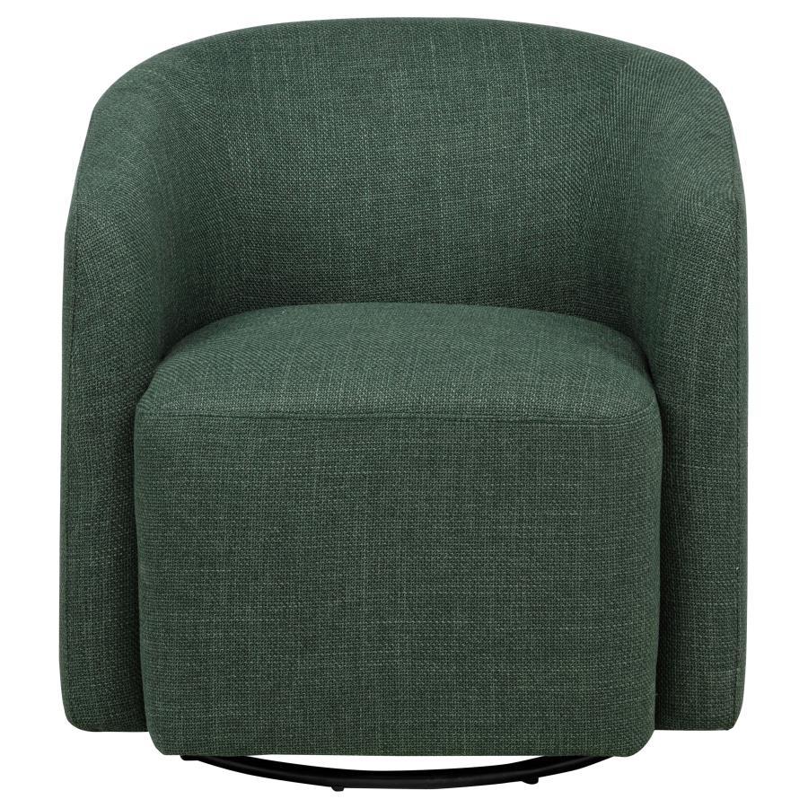 Mossbrook - Fabric Upholstered Swivel Accent Chair
