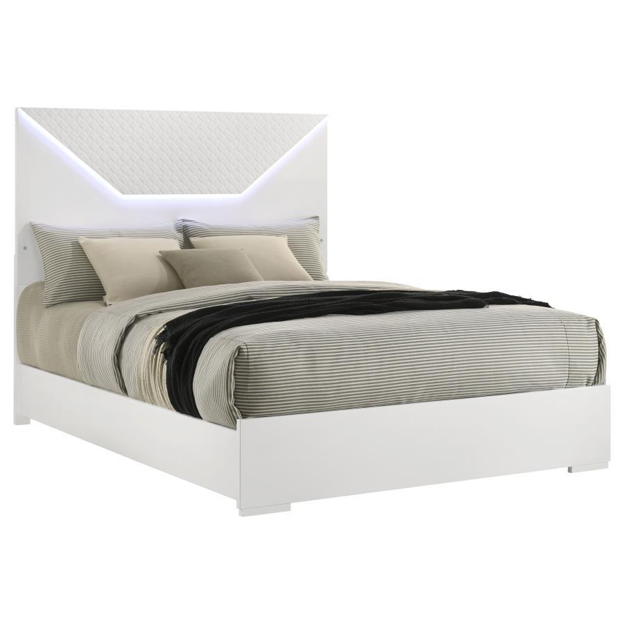 Ives - Panel Bed LED Headboard by Coaster Fine Furniture | Bel Furniture