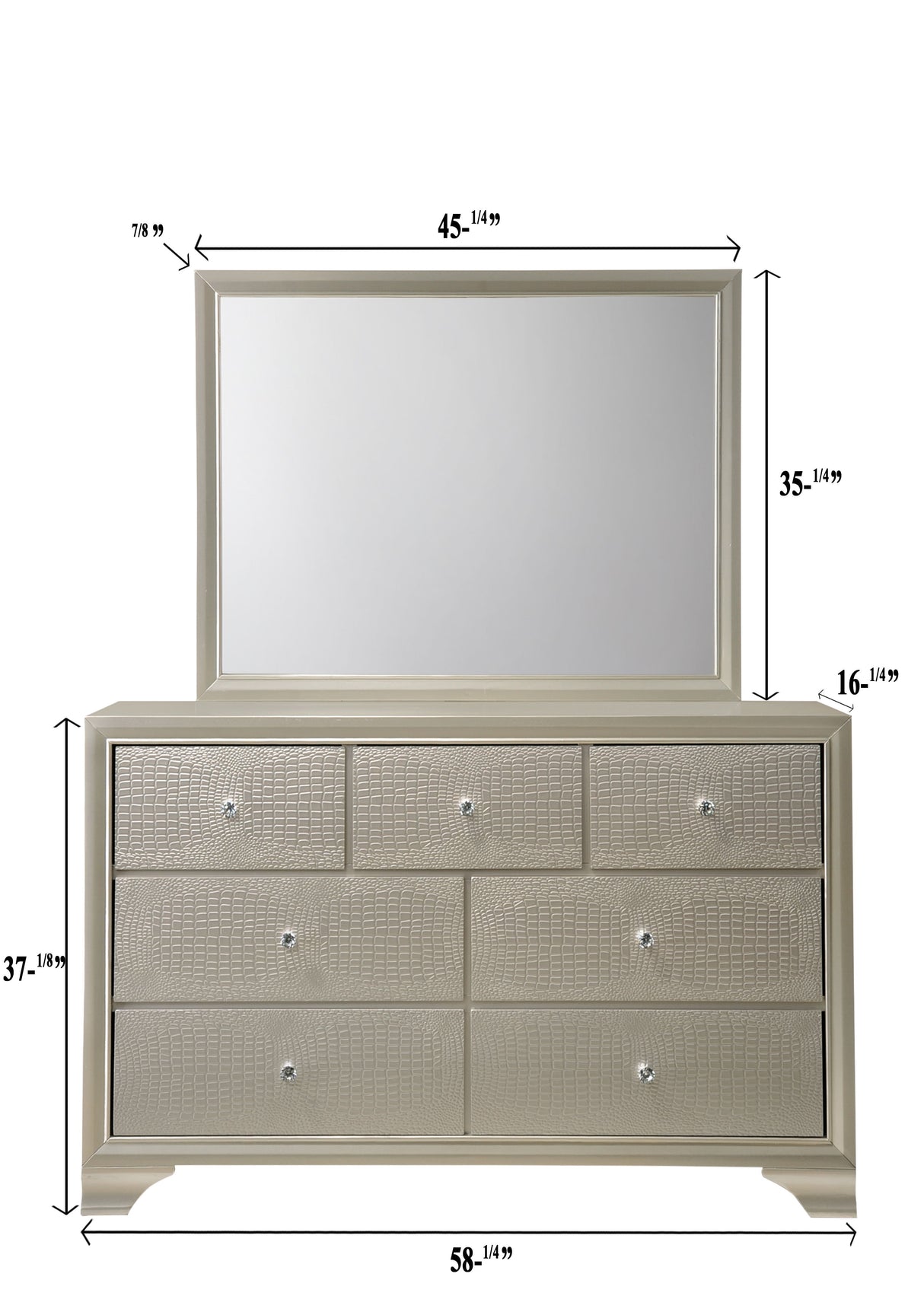 Lyssa - Dresser by Crown Mark | Bel Furniture