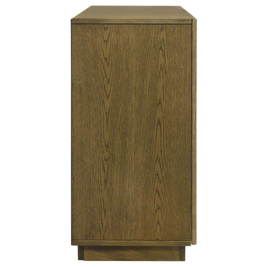 Castlewood - Dining Sideboard Buffet Server - Brown Oak by Coaster Fine Furniture | Bel Furniture