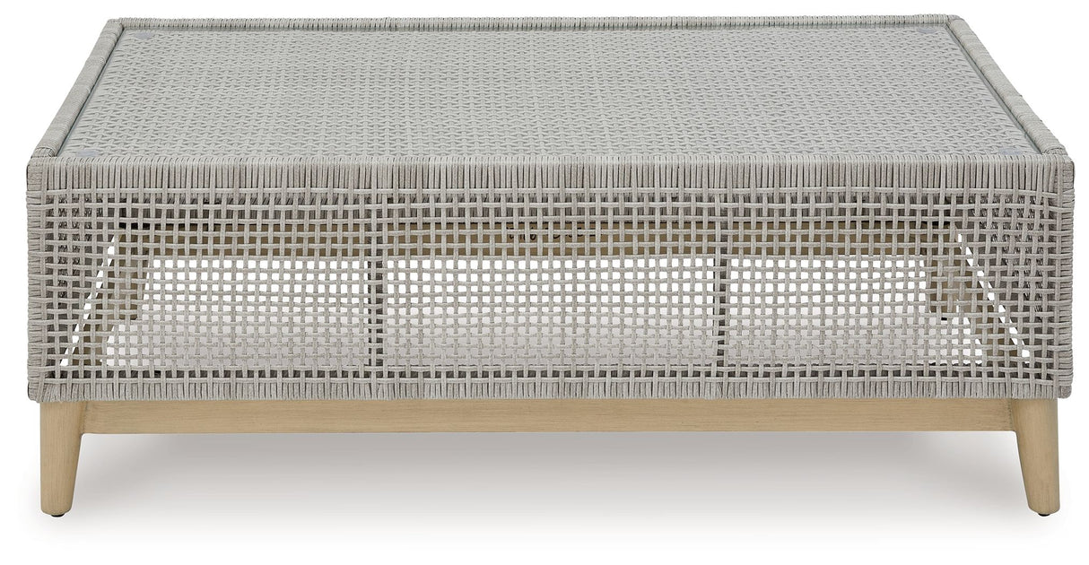 Seton Creek - Gray - Rectangular Cocktail Table by Signature Design by Ashley® | Bel Furniture