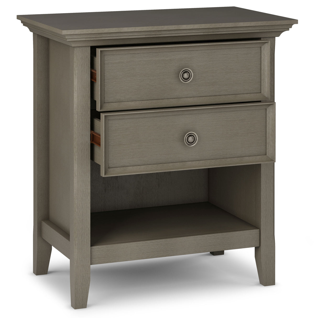 Amherst - Bedside Table, Handcrafted by Simpli-Home | Bel Furniture