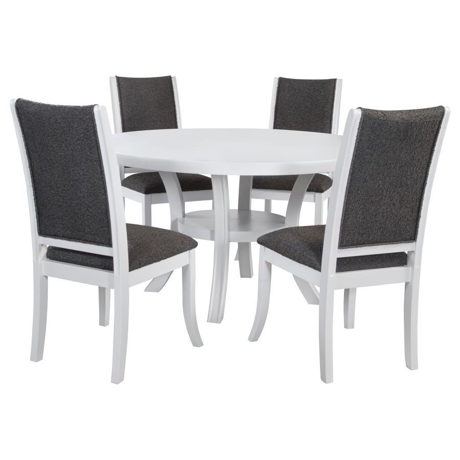 Judd - Round Wood Dining Table Set by Coaster Fine Furniture | Bel Furniture