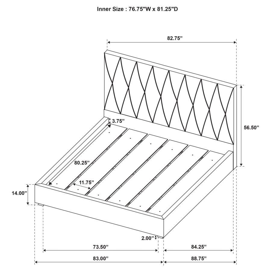 Delsea - Upholstered Platform Bed