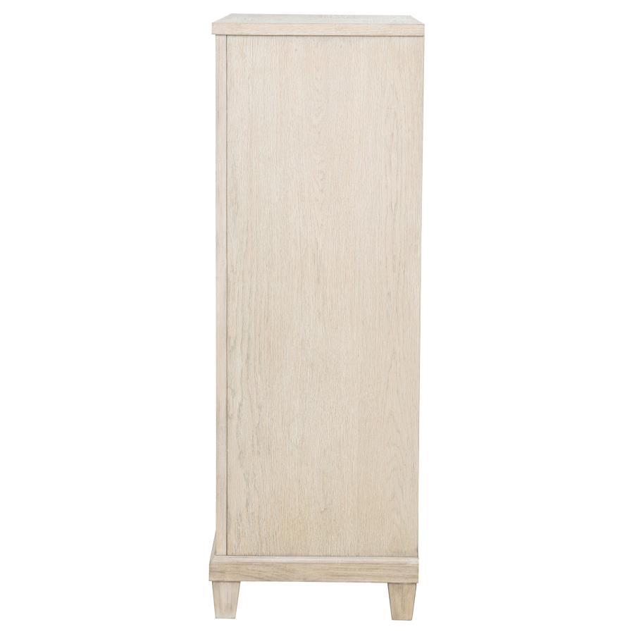 Pembroke - 5-Drawer Chest Of Drawers - Washed Oak