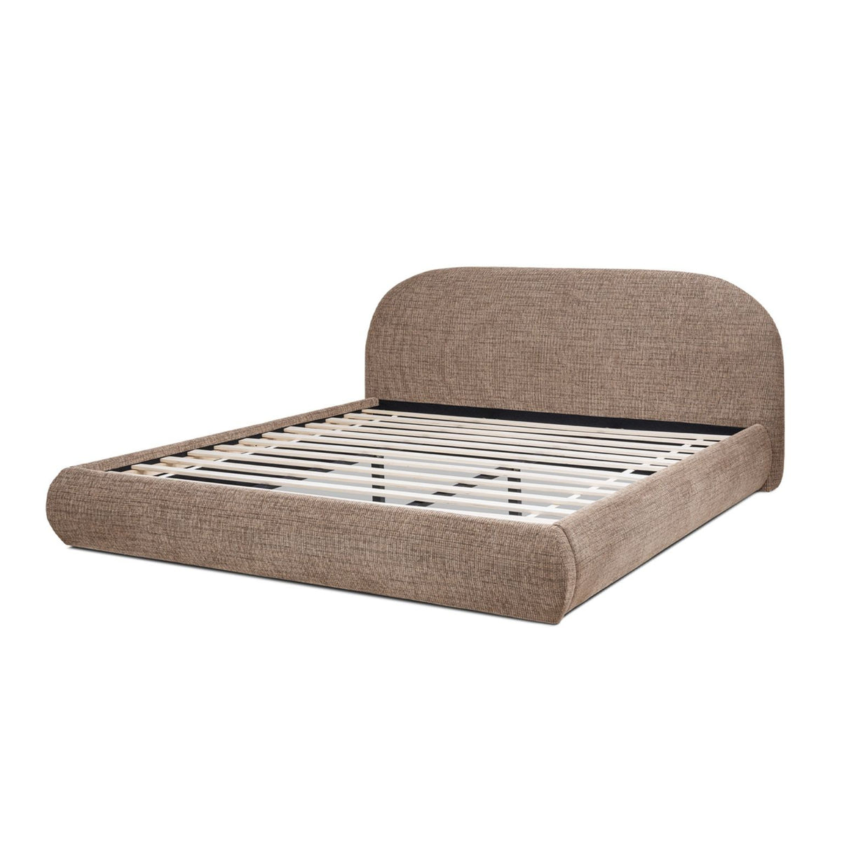 Archie Puffy Grounded - Upholstered Platform Bed