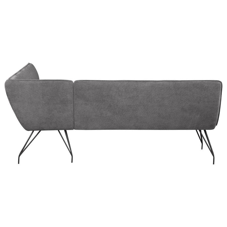 Dodson - Fabric Upholstered L-Shaped Nook Dining Bench by Coaster Fine Furniture | Bel Furniture