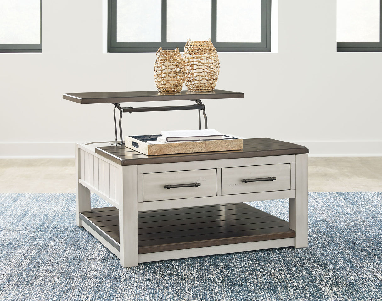 Darborn - Gray / Brown - Lift Top Cocktail Table by Signature Design by Ashley® | Bel Furniture