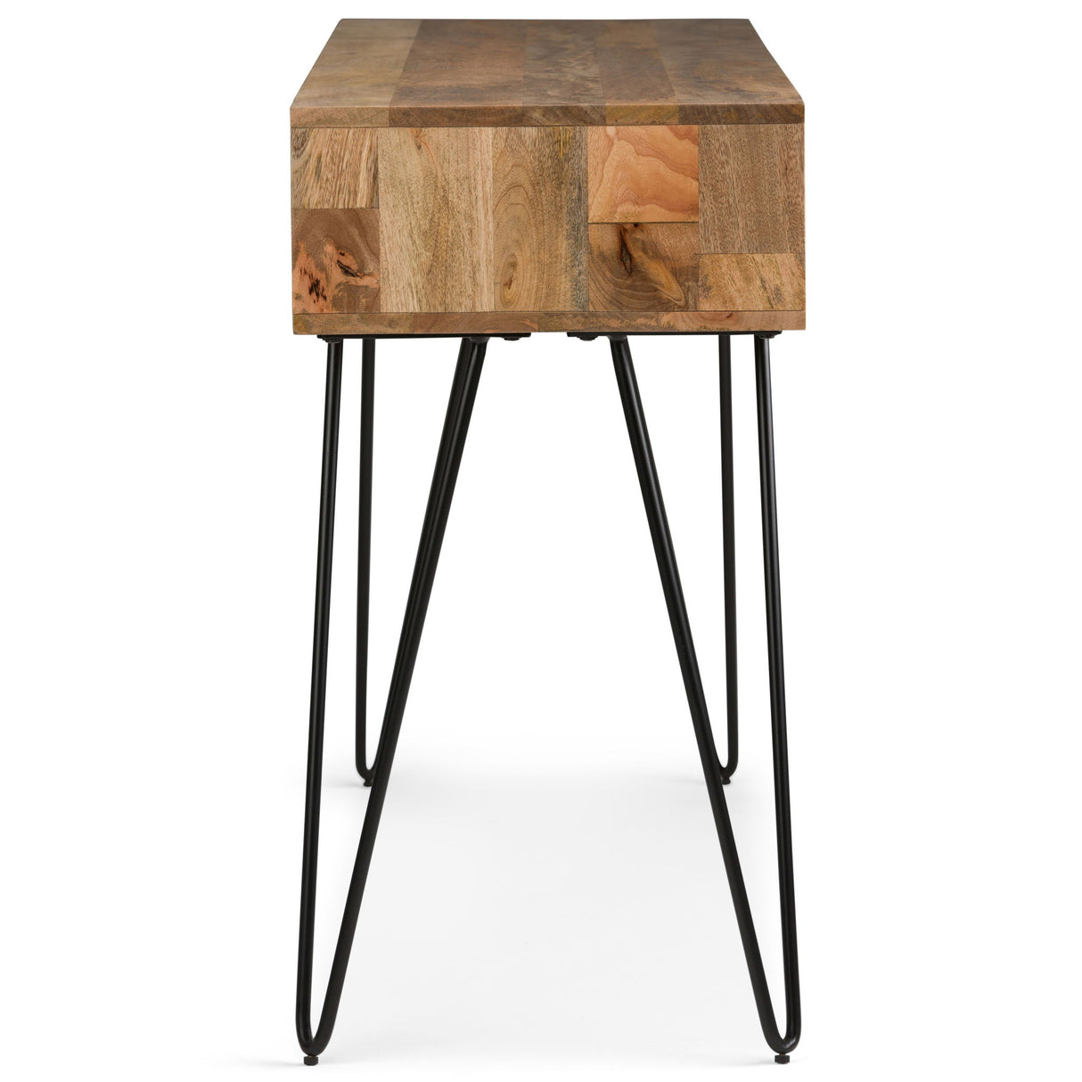 Hunter - Console Sofa Table - Natural by Simpli-Home | Bel Furniture