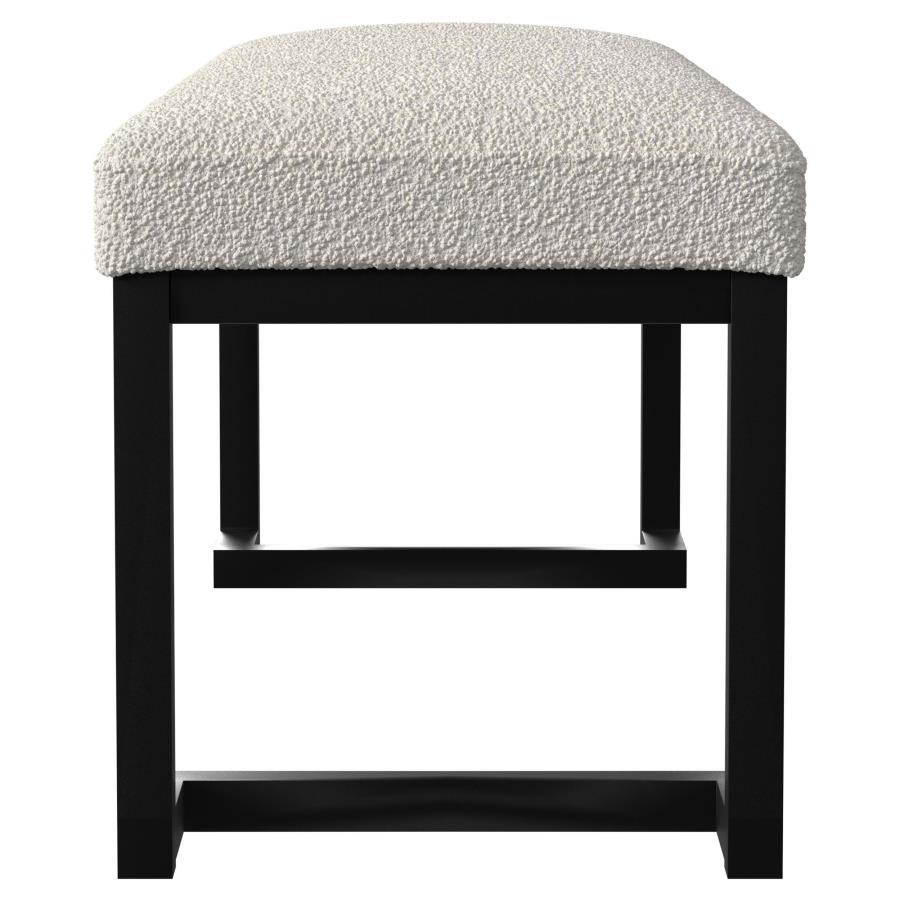 Mesa - Boucle Upholstered Tufted Accent Bench by Coaster Fine Furniture | Bel Furniture