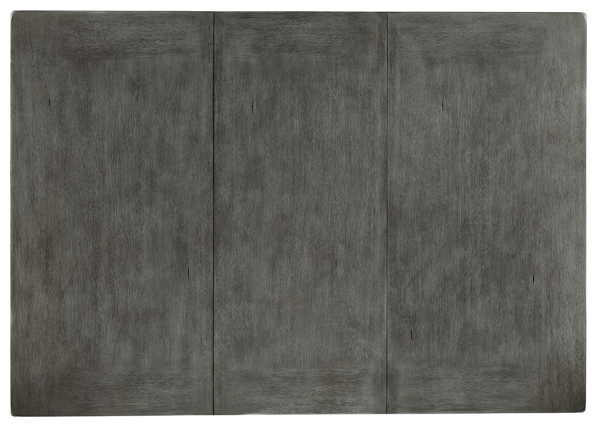 Hallanden - Gray - Rectangular Dining Room Counter Extension Table by Signature Design by Ashley® | Bel Furniture