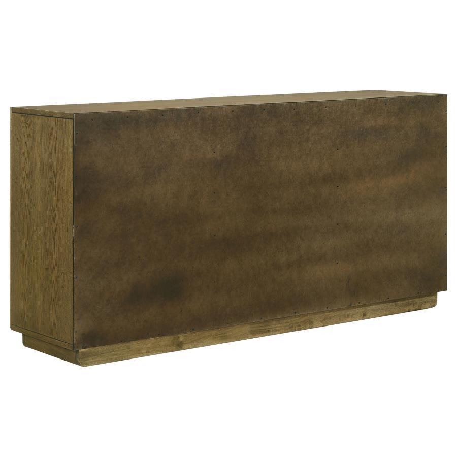 Castlewood - Dining Sideboard Buffet Server - Brown Oak by Coaster Fine Furniture | Bel Furniture
