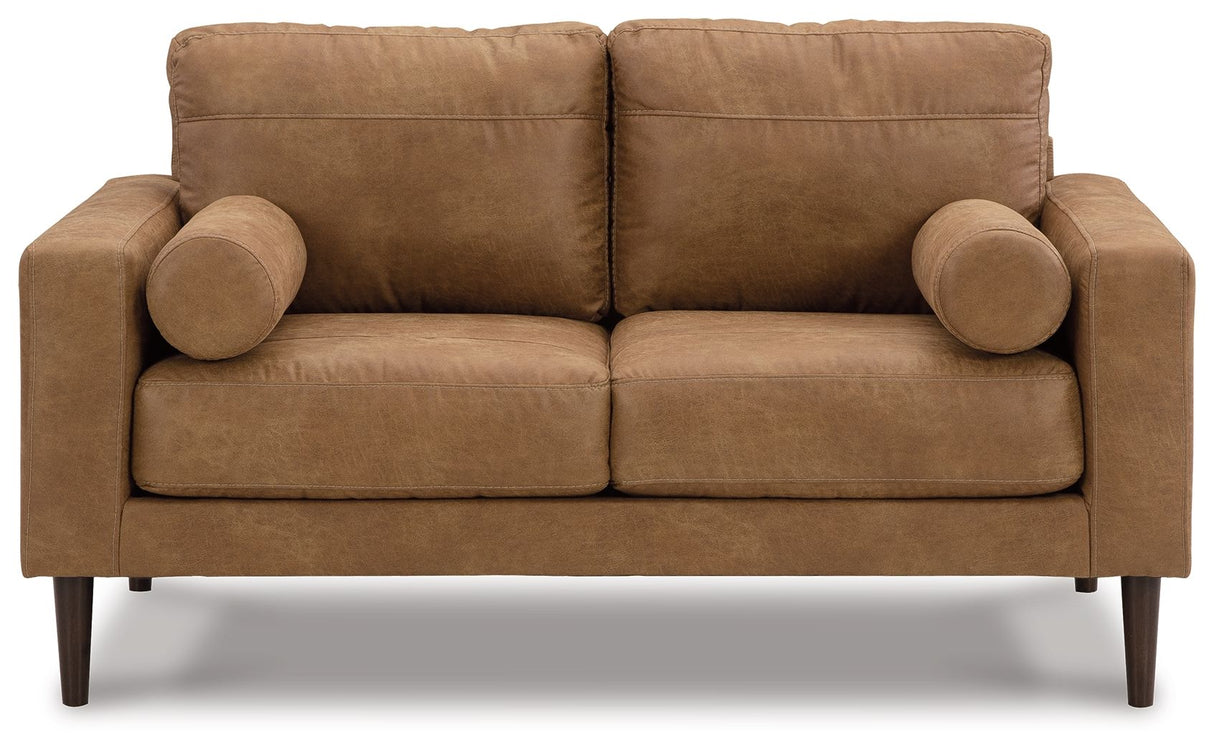 Telora - Caramel - Loveseat by Signature Design by Ashley® | Bel Furniture