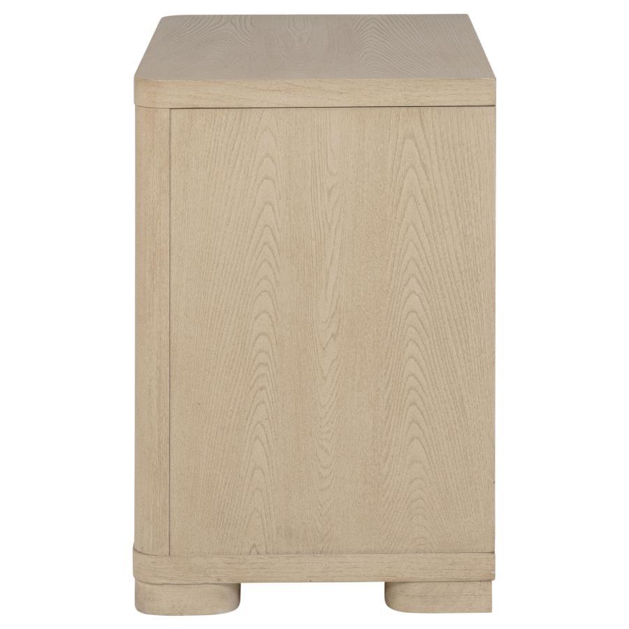 Ladera - 2-Drawer Nightstand Bedside Table - Light Elm by Coaster Fine Furniture | Bel Furniture