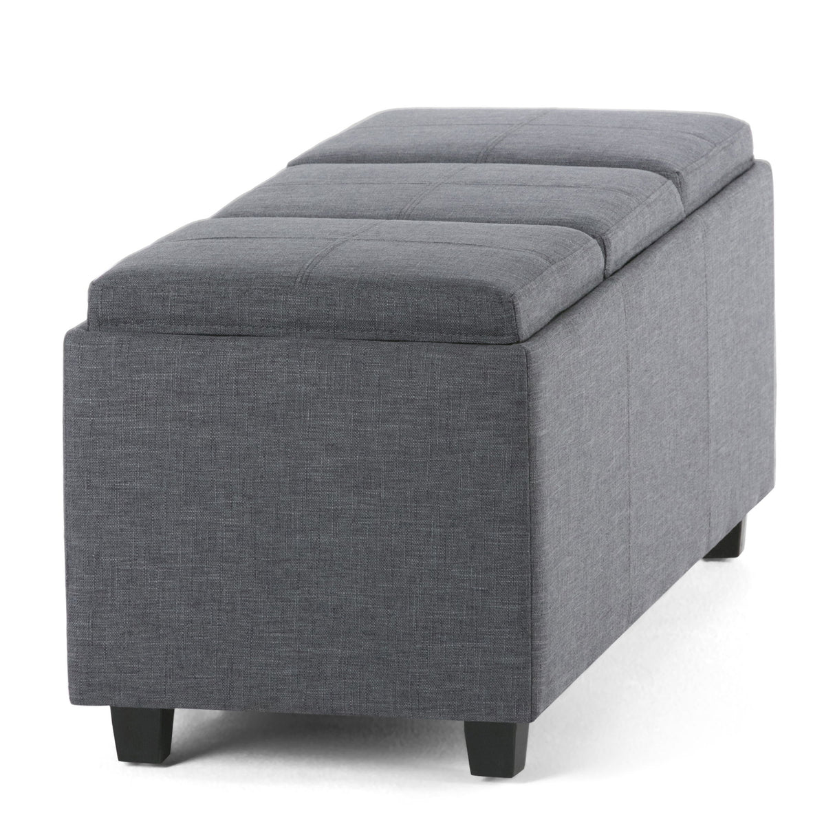 Avalon - Upholstered Storage Ottoman by Simpli-Home | Bel Furniture