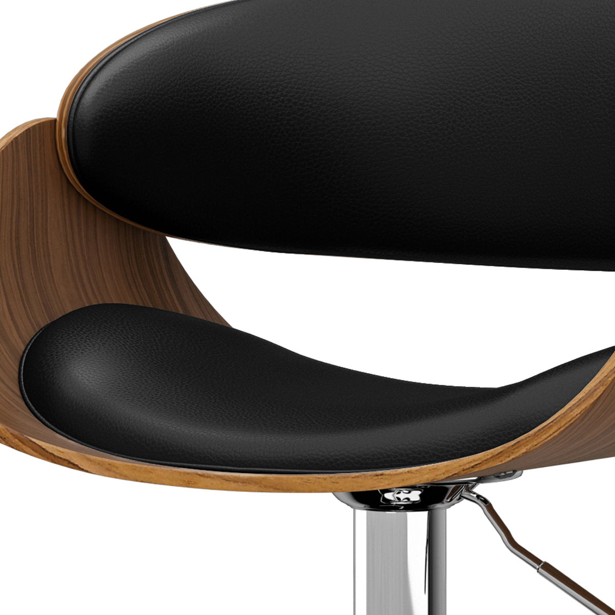 Amery - Mid Century Modern Adjustable Swivel Bar Stool by Simpli-Home | Bel Furniture