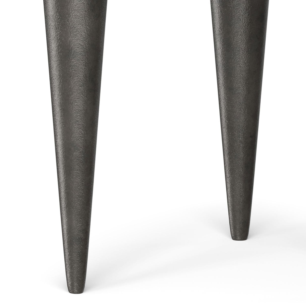 Otto - Cast Aluminum Side Table - Black by Simpli-Home | Bel Furniture