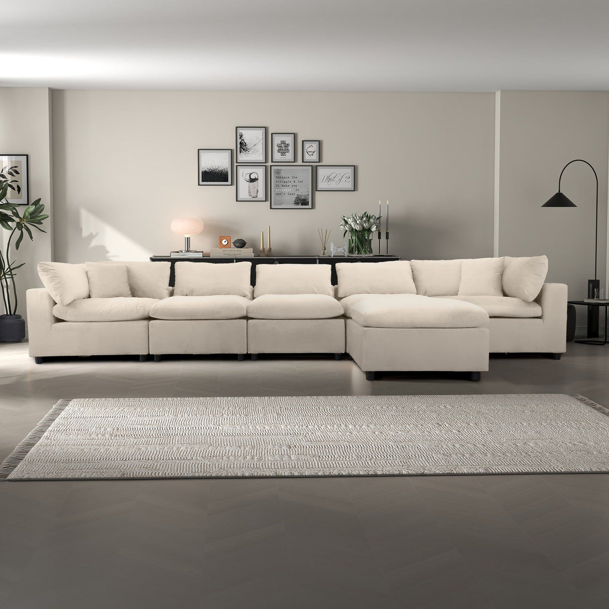 Hayward - Modular Sectional Sofa - Ivory