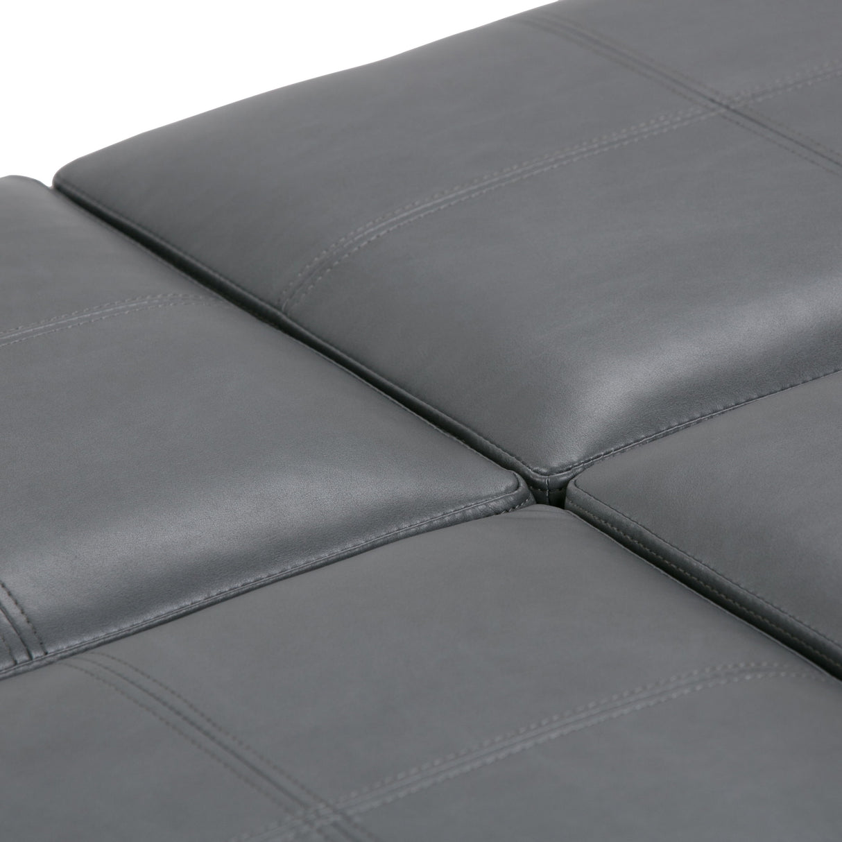 Avalon - Square Coffee Table, Storage Ottoman by Simpli-Home | Bel Furniture