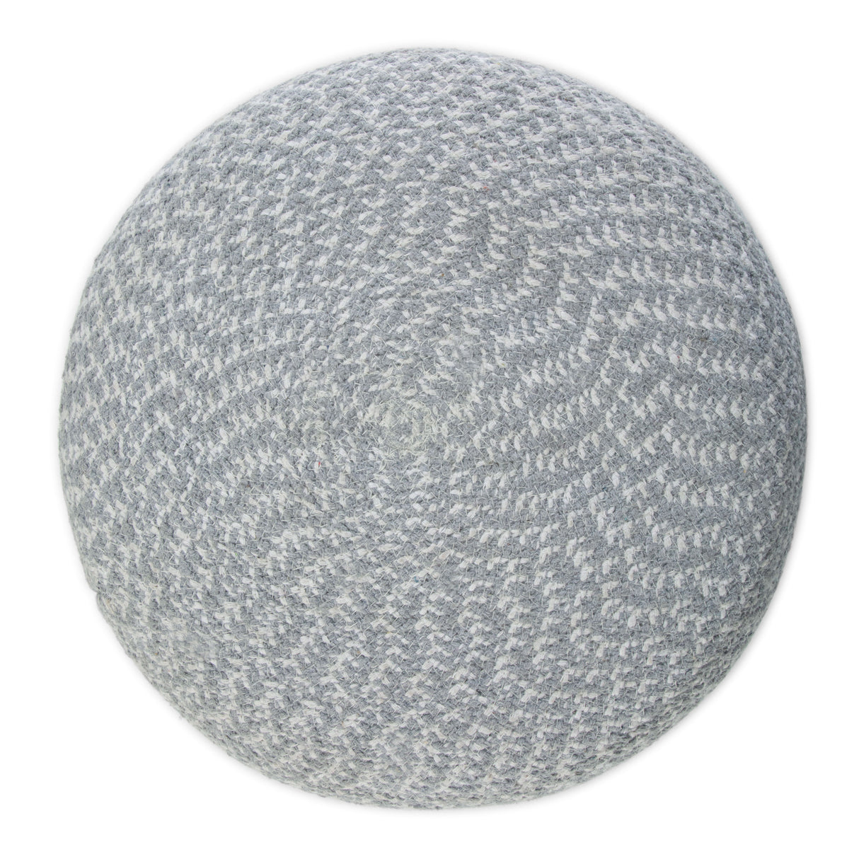 Bayley - Versatile Round Braided Pouf by Simpli-Home | Bel Furniture