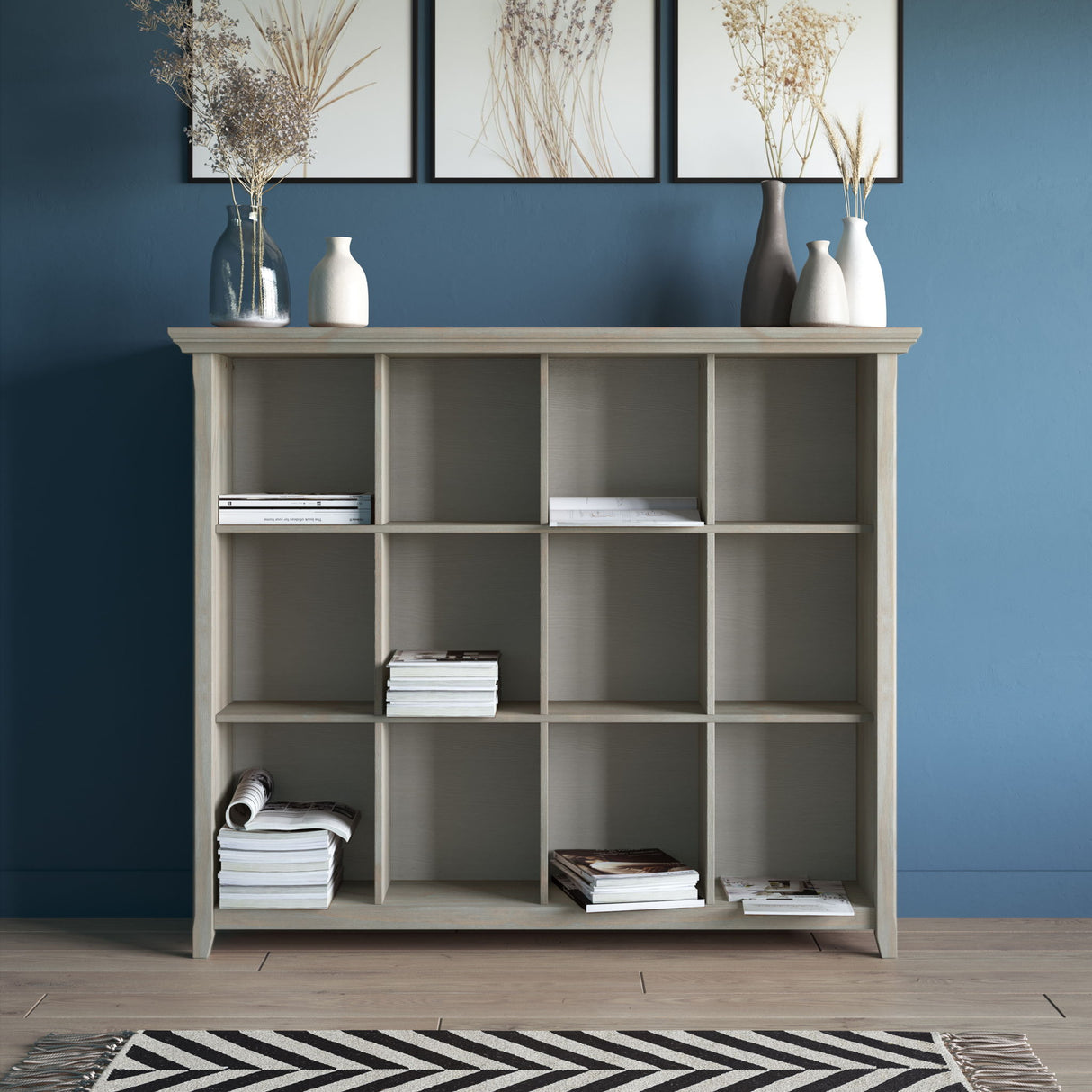 Acadian - Handcrafted Cube Storage by Simpli-Home | Bel Furniture