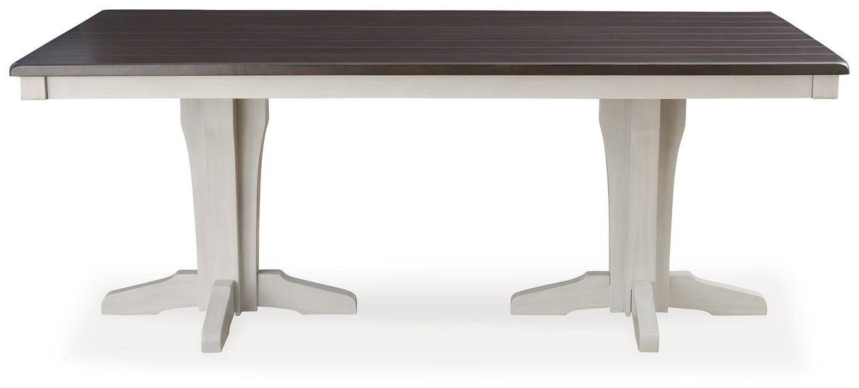 Darborn - Gray / Brown - Dining Table by Signature Design by Ashley® | Bel Furniture