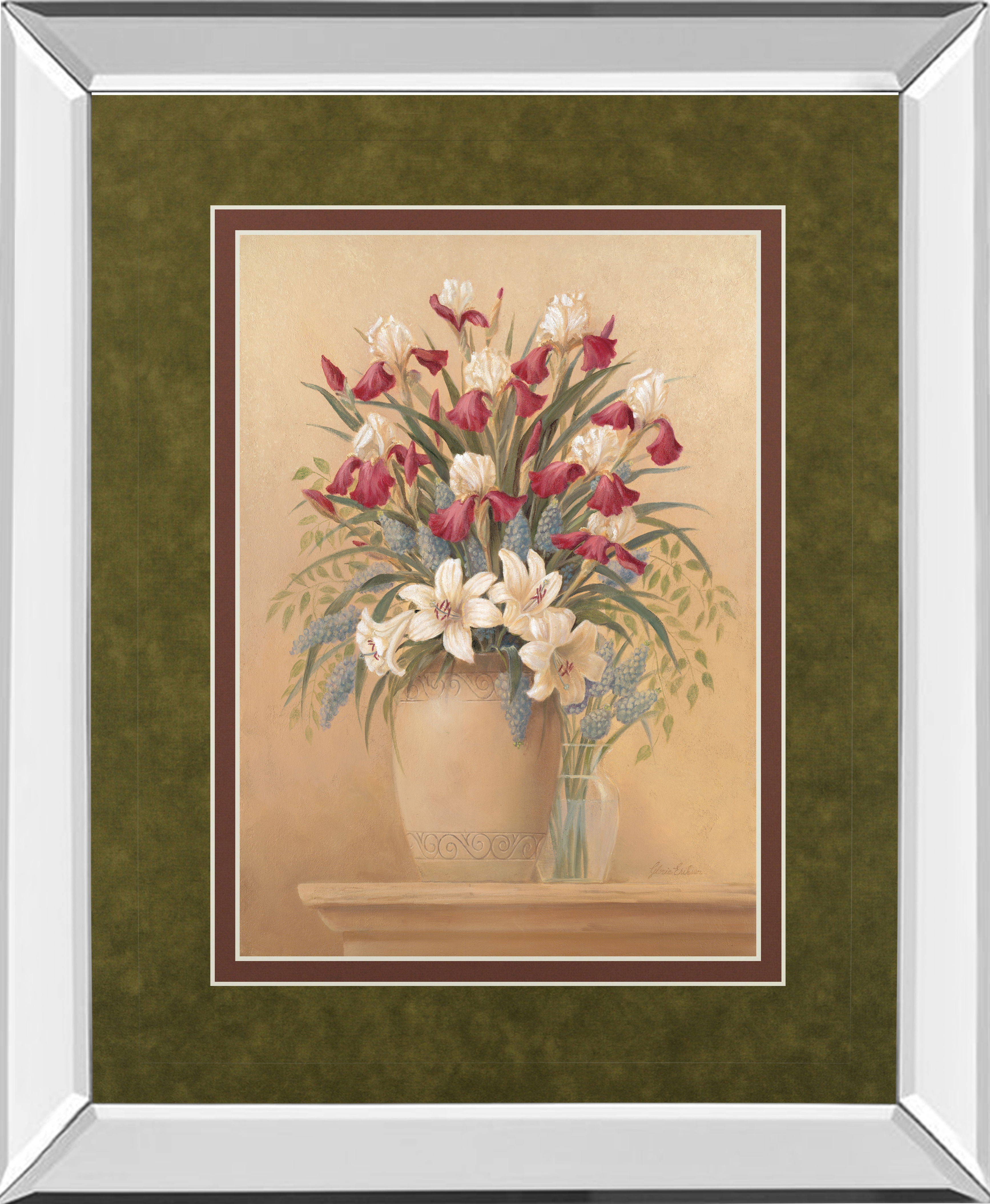 Beautifully Framed Print of deals Flowers in Vase by Gloria Eriksen