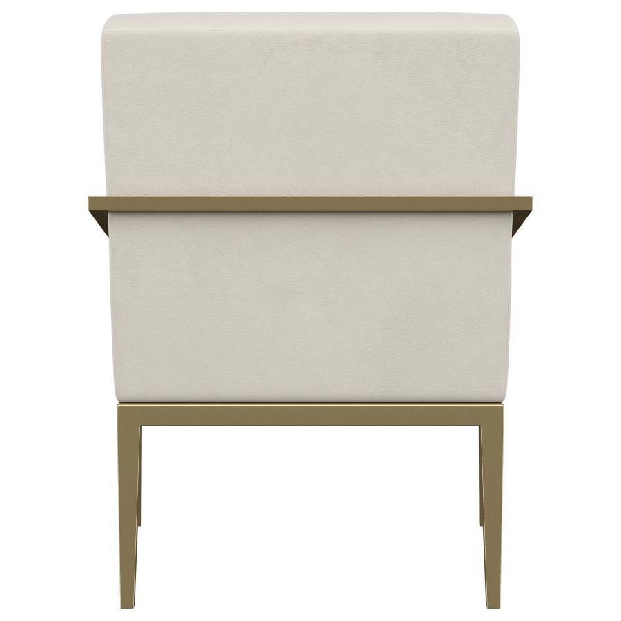 Kirra - Upholstered Metal Arm Accent Chair by Coaster Fine Furniture | Bel Furniture