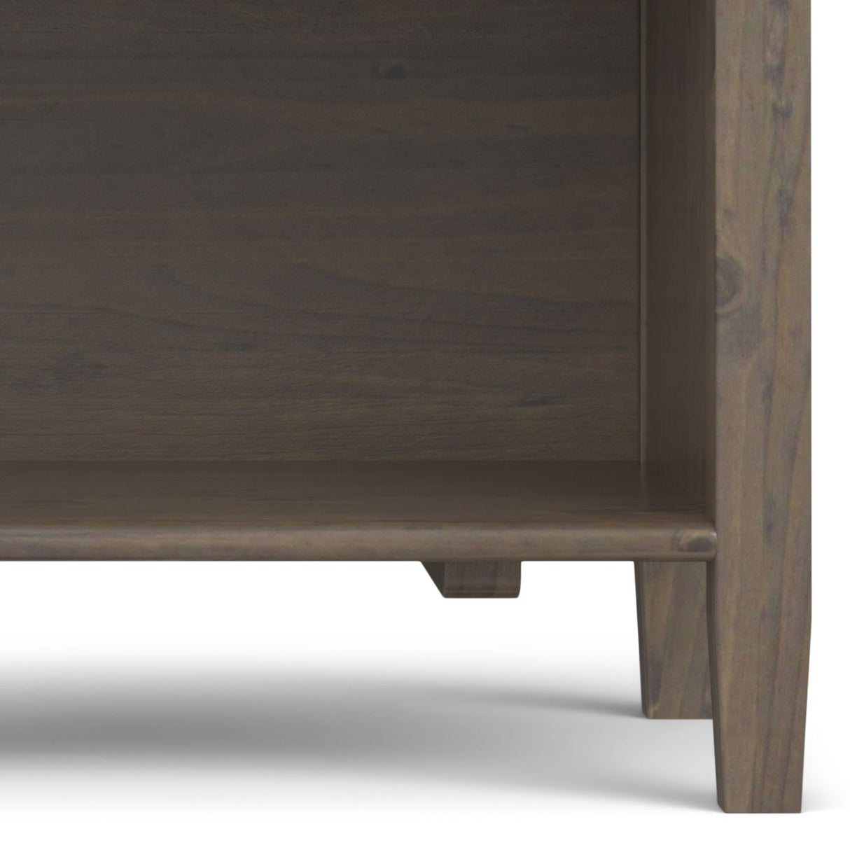 Lev - Bedside Table - Smoky Brown by Simpli-Home | Bel Furniture
