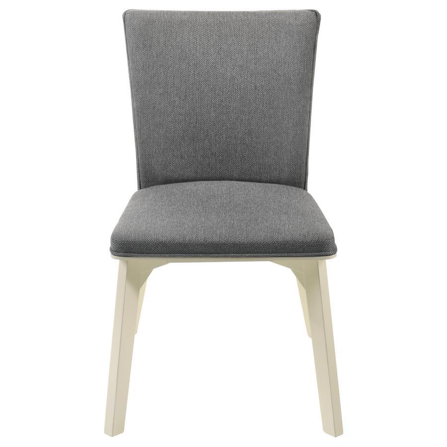 Biloxi - Upholstered Dining Side Chair (Set of 2) - Gray by Coaster Fine Furniture | Bel Furniture