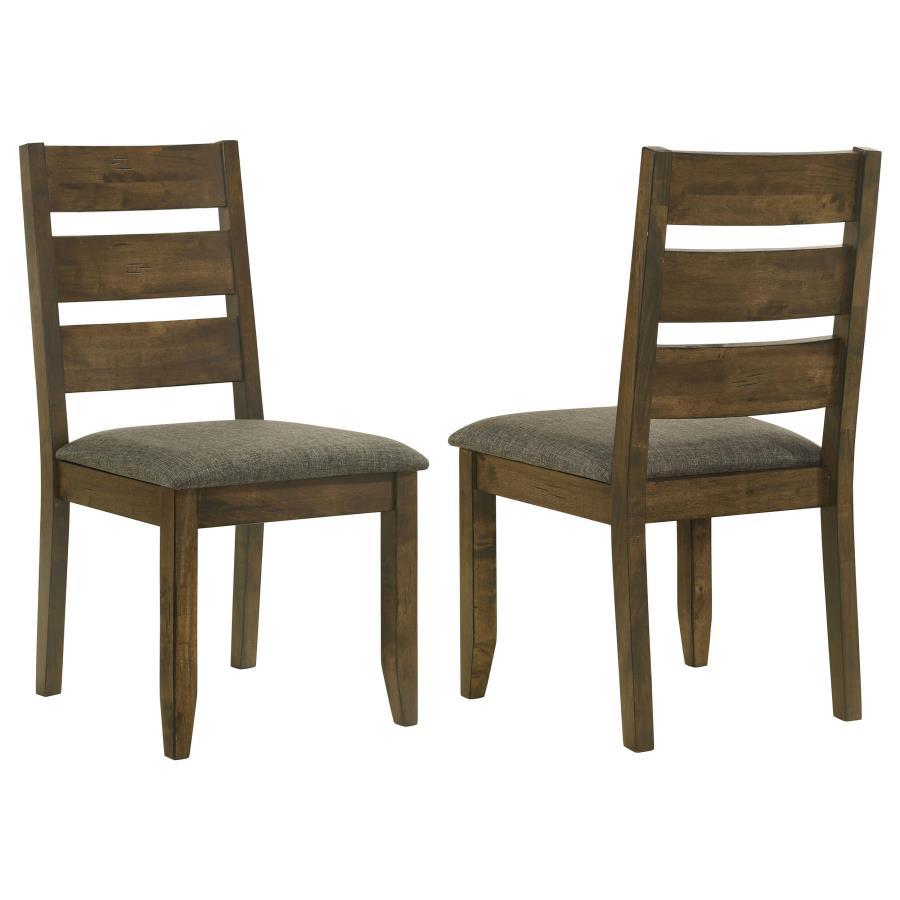 Alston - Wood Dining Side Chair (Set of 2) - Knotty Nutmeg by CoasterEveryday | Bel Furniture