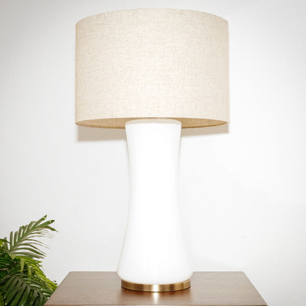 Cascade - Lamp Base Table Lamp - Beige / Gold / White