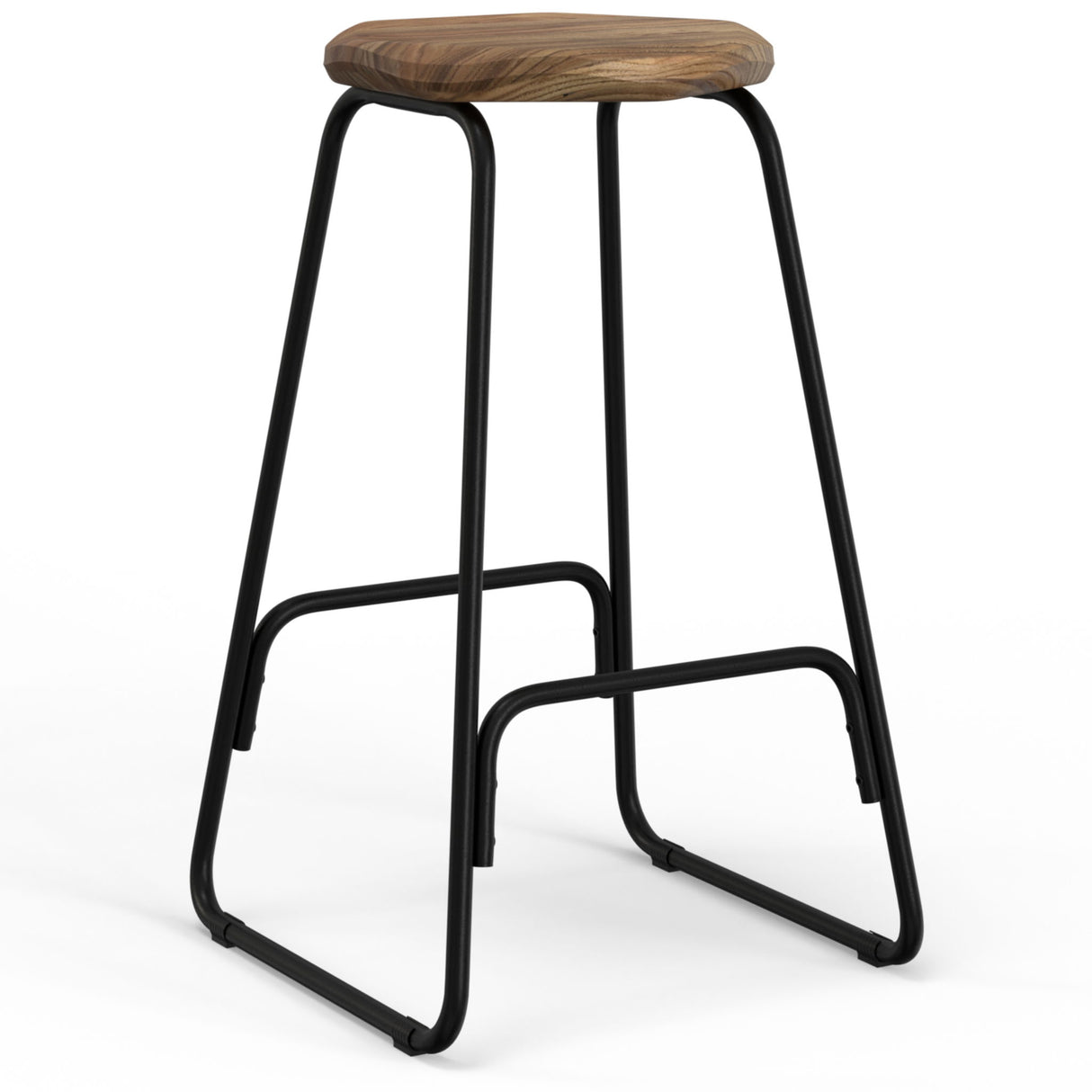 Orson - Saddle Counter Height Stool (Set of 2) - Natural by Simpli-Home | Bel Furniture