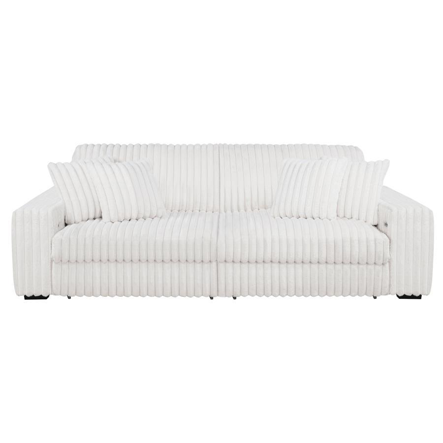 Jacana - Corduroy Upholstered Dual Power Chaise Sofa