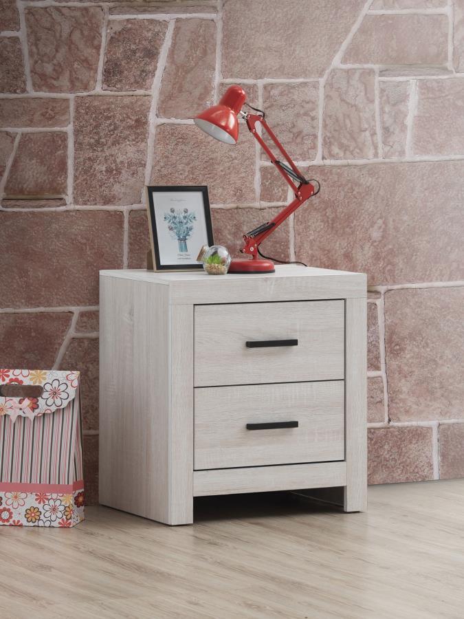 Brantford - 2-Drawer Nightstand by CoasterEveryday | Bel Furniture
