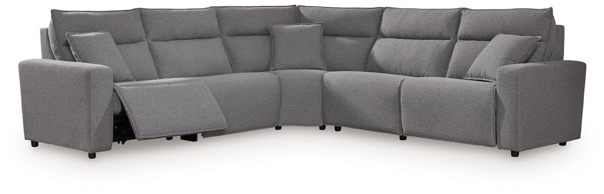 Modmax II - Reclining Sectional - Salt And Pepper