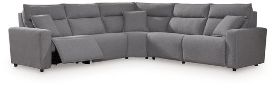 Modmax II - Reclining Sectional - Salt And Pepper