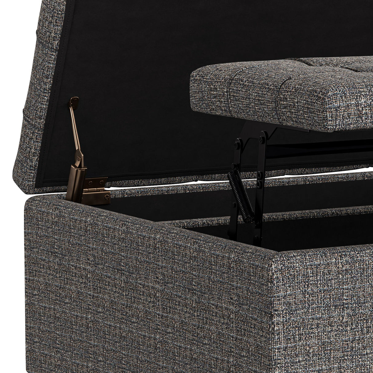 Harrison - Upholstered Coffee Table Storage Ottoman