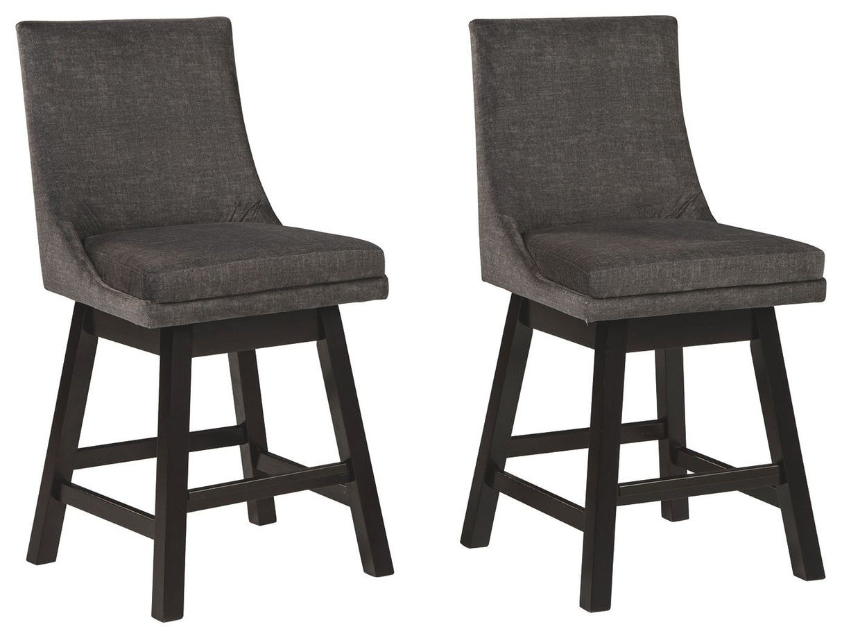 Tallenger - Swivel Barstool (Set of 2) by Signature Design by Ashley® | Bel Furniture
