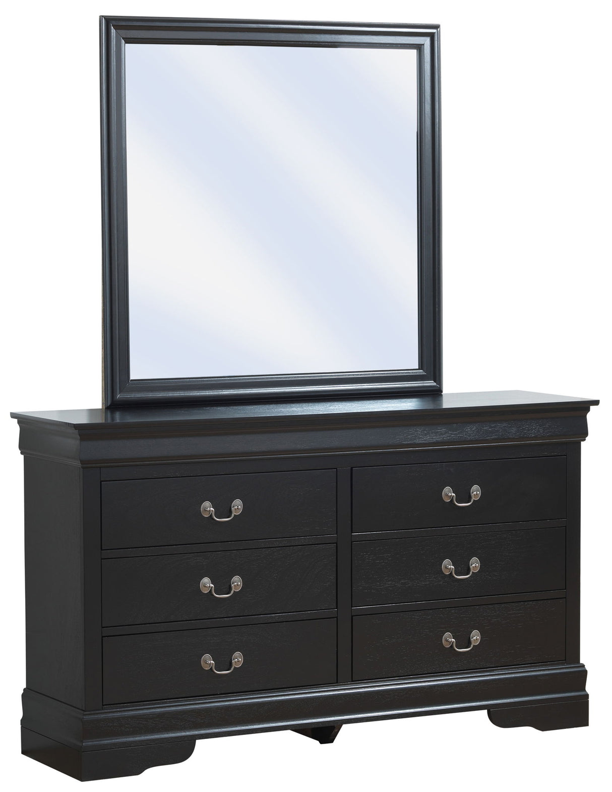 Louis Phillipe - Dresser - Black by Glory Furniture | Bel Furniture