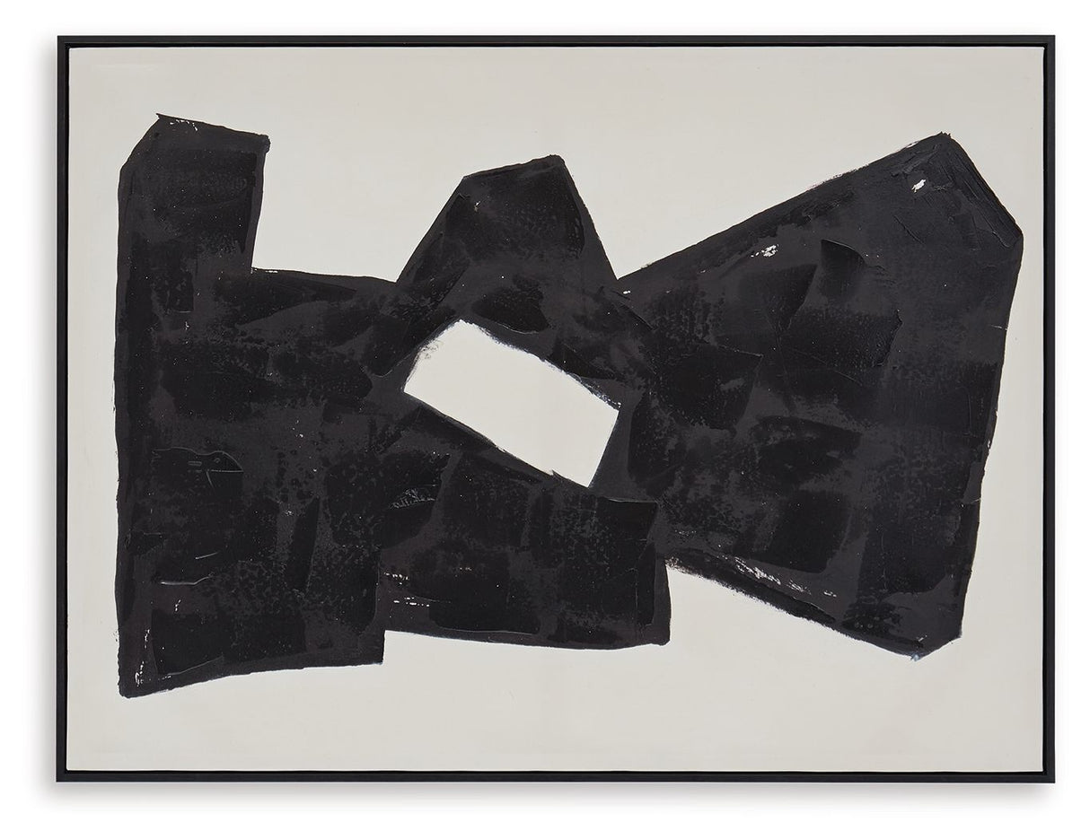 Garviery - Black / Cream - Wall Art by Signature Design by Ashley® | Bel Furniture