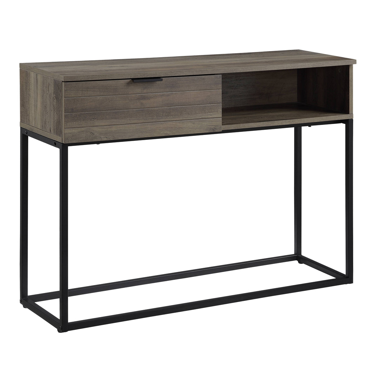 Galeno - Legs Writing Desk - Rustic Oak / Black by Urban Nest | Bel Furniture