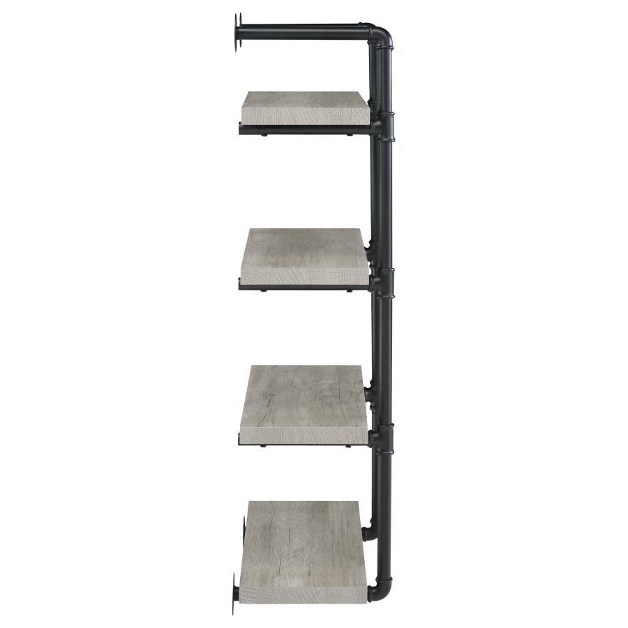 Elmcrest - 4-Shelf Wall Bookshelf by CoasterEveryday | Bel Furniture