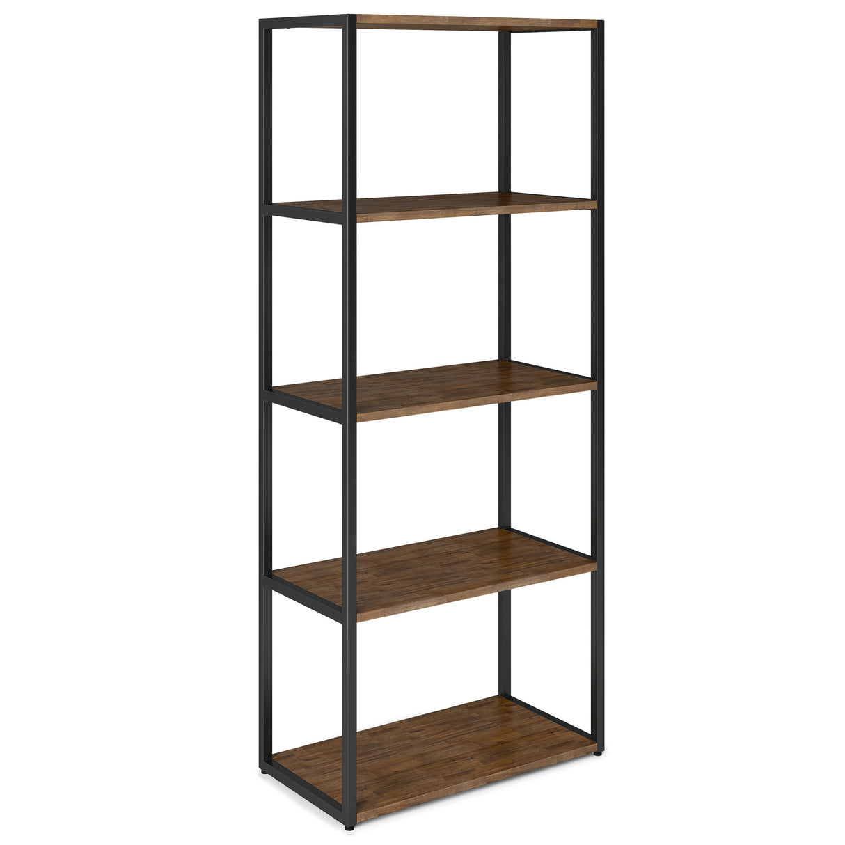 Ralston - Bookcase - Rustic Natural Aged Brown by Simpli-Home | Bel Furniture